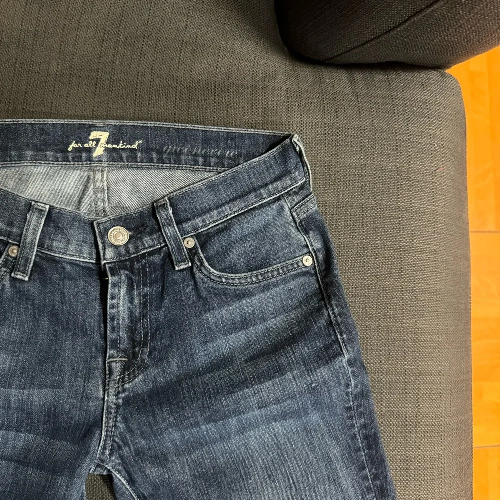 7 For All Mankind ‘Gwenevere’ Skinny Jeans Waist Size 25 - Picture 8 of 12